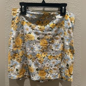A mini cute floral skirt from Urban Outfitters!